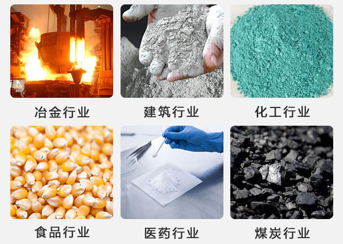 不銹鋼振動篩主要應用于冶金，建筑，化工，食品等行業中。